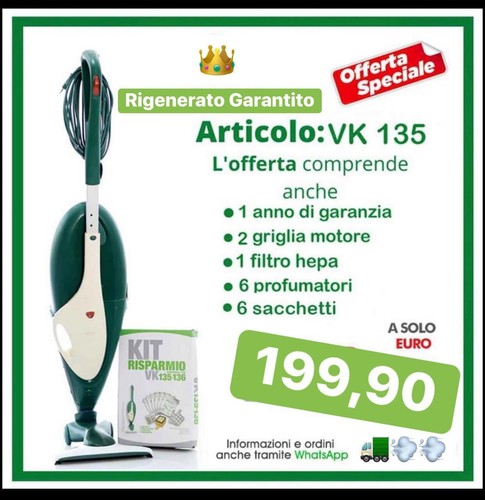 Folletto aspirapolvere vorwerk - aspirapolvere,